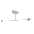 Emibig Lampa sufitowa Halo Stal Valkoinen | Nadaje Się Do 2x GX53 - Max 8W