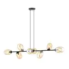 Emibig Lampa Wisząca Pandora Stal Czarny | Nadaje Się Do 8x E14 - Max 10W