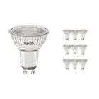 Opakowanie 10x Noxion PerfectColor LED Spot GU10 PAR16 4W 345lm 60D - 940 Zimna Biel | Najlepsze renderowanie kolorów - Ściemnianie - Zamienne 50W