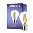 Noxion Lucent LED E27 Gruszka Włókno Przezroczysty 8.5W 1055lm - 827 Bardzo Ciepła Biel - Zamienne 75W