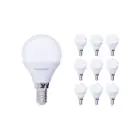 Opakowanie 10x Noxion Lucent Lustre LED E14 Piłka Matowy 2.5W 250lm - 827 Bardzo Ciepła Biel | Zamienne 25W