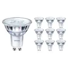 Opakowanie 10x Philips Corepro LED Spot GU10 PAR16 4.9W 460lm 36D - 830 Ciepła Biel | Zamienne 65W