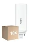 Opakowanie 10x Philips CorePro PL-T LED Żarówka HF 6.5W - 840 Zimna Biel | 4-Piny - Zamienne 18W