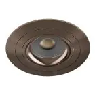 Noxion Wpuszczany Spot Logic MR16 Uchylny Błyszczący Bronze | 92mm - Aukko 80mm - IP20 - W Tym GU10 Trzonek