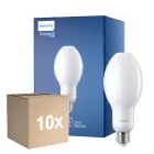 Opakowanie 10x Philips TrueForce Core LED E27 HPL/SON Matowy 13W 2000lm 300D - 830 Ciepła Biel | Zamienne 50W