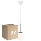 Opakowanie 6x Nordlux Café Lampa Wisząca Szkło Valkoinen | Nadaje Się Do E27