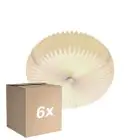 Opakowanie 6x Nordlux Belloy Ściana i Lampa sufitowa 40 Papier/Stal Valkoinen | Nadaje Się Do 1x E27