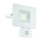 Eglo Światło Ścienne Faedo 3 Aluminium Valkoinen 21W 2300lm - 850 Zimna Biel | IP44 - Czujnik Ruchu