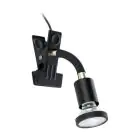 Eglo Clamp Parrini 1 Stal Czarny 4.5W 345lm - 830 Ciepła Biel | IP20 - W Tym 1x GU10